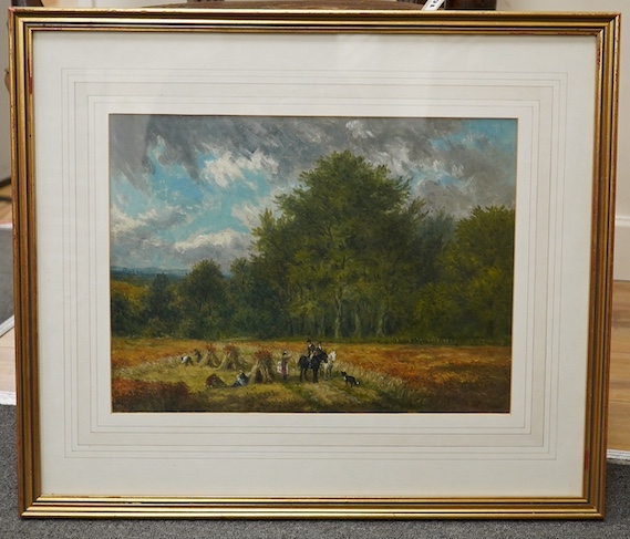 19th century European School, oil, signed WCF, 29 x 39cm. Condition - good